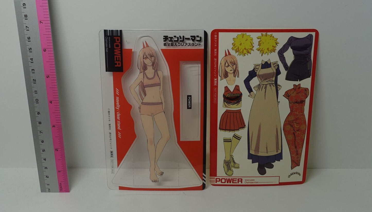 Chainsaw Man PVC Stand & Dress-up Seal Sticker Power B 
