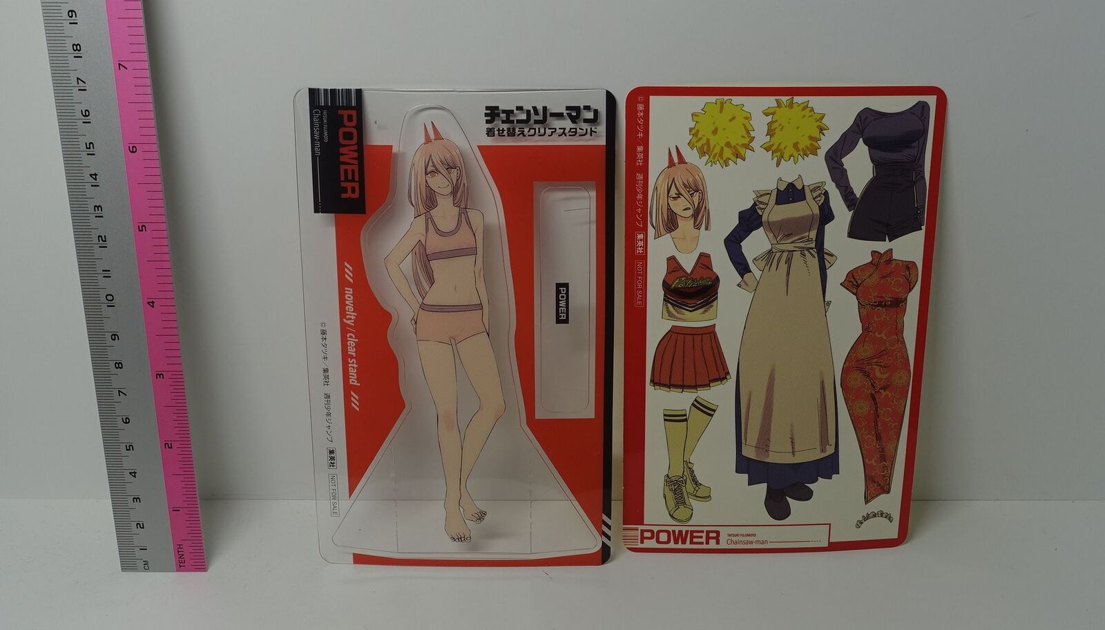 Chainsaw Man PVC Stand & Dress-up Seal Sticker Power B 