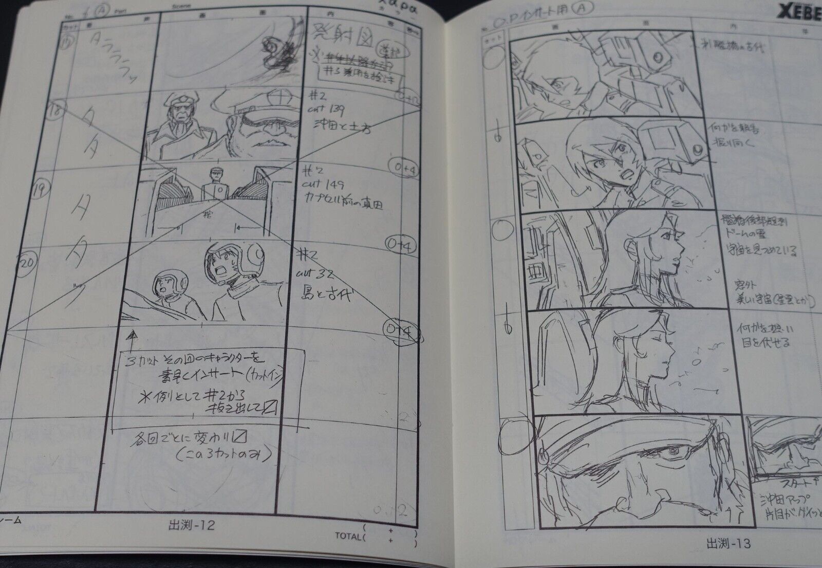 Yamato 2199 Hideaki Anno Yu Izubuchi OP Animation Story Board Art Book 