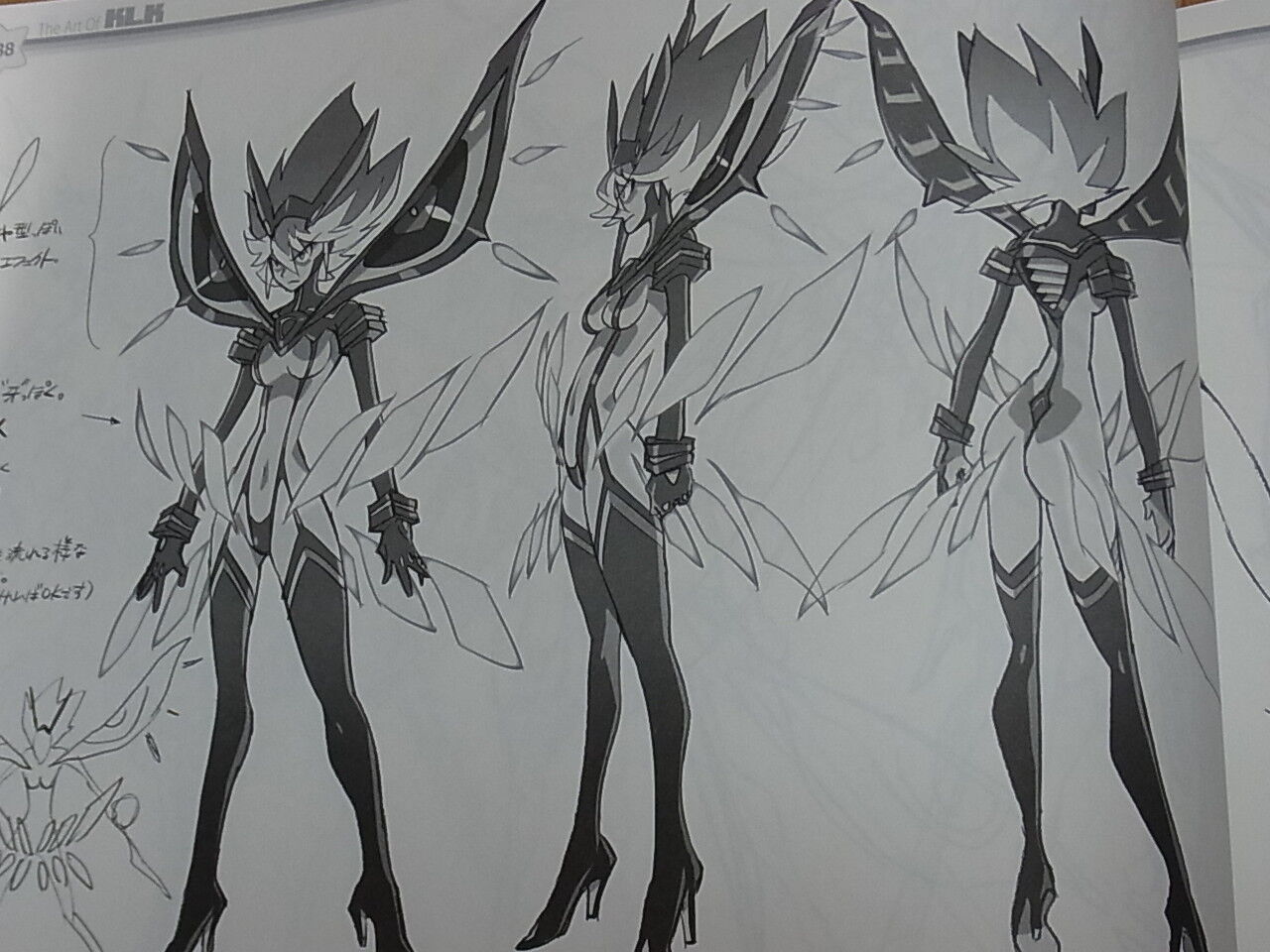 The Art Of KLK vol.3 セメタリーヒルズ 美品 THE ART OF KLK Vol.1-3 Complete Set Kill la Kill Design art Book