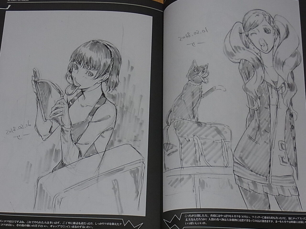 Persona5 Animation Staff Fan Art Doujinshi Book Rakugaki8 88page C95 