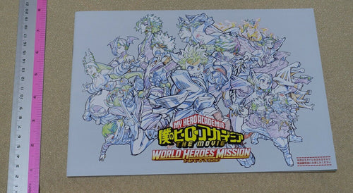 My Hero Academia The Movie World Heroes Mission Visual & Key Frame Art Book 