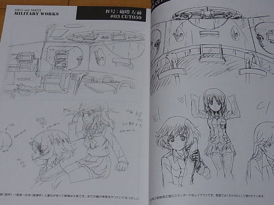 GIRLS und PANZER MILITARY Works Collection 70page 