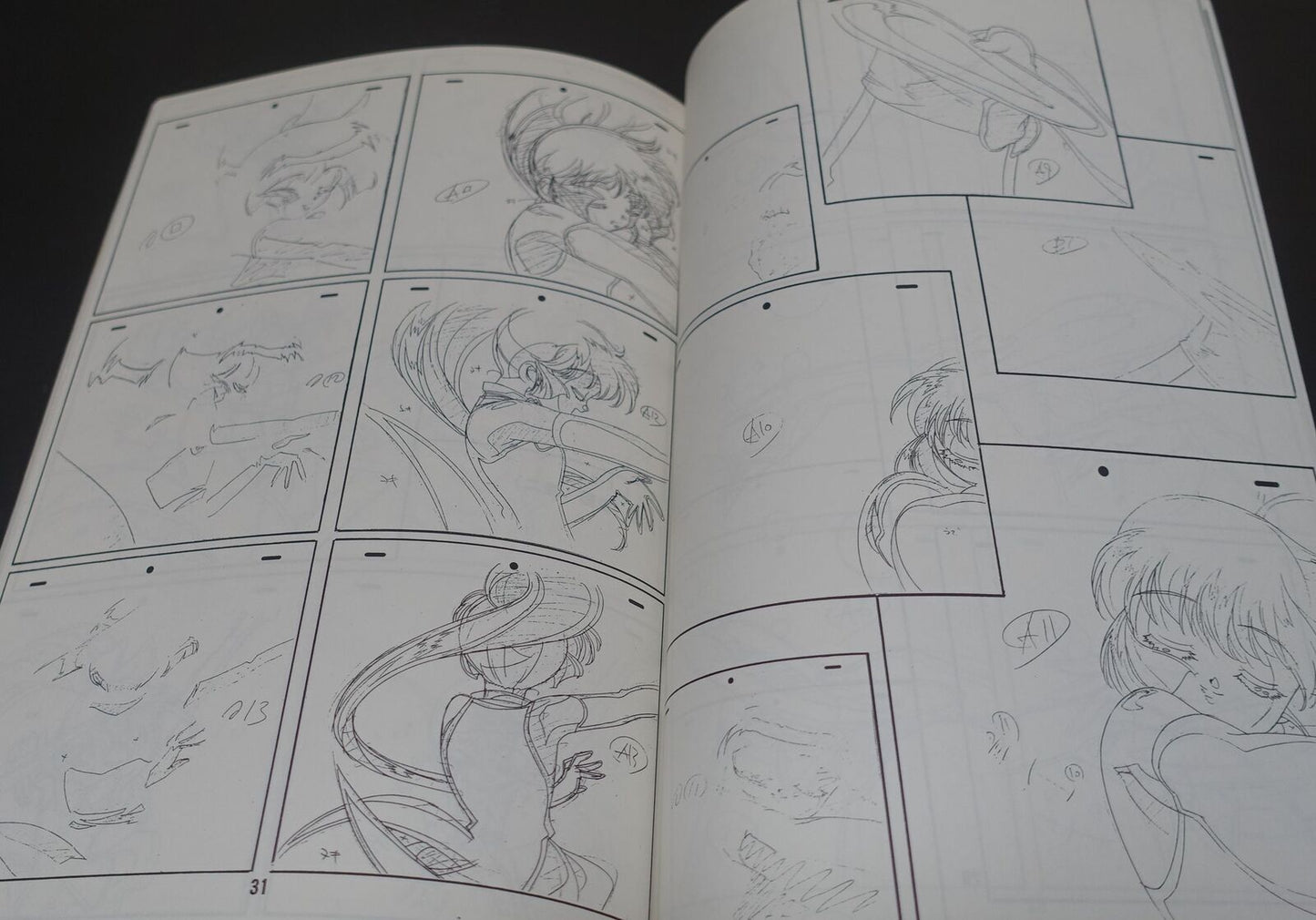 Animation Saint Tail Key Frame & Illustration Art Book Gengasyuu vol.2 