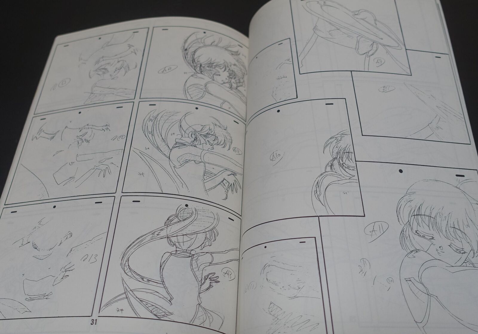 Animation Saint Tail Key Frame & Illustration Art Book Gengasyuu vol.2 