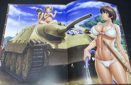 Tsukasa Jun Tukasa Bullet GIRLS und PANZER Fan Art Book TANKS 3 Books Complete 