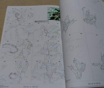 SENKI ZESSHOU SYMPHOGEAR XV KEY ANIMATION ART WORK BOOK SET 