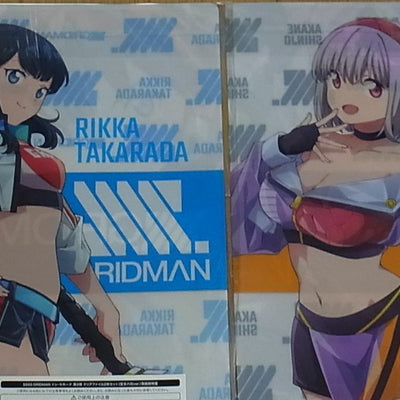 SSSS.GRIDMAN FULL Rikka & Akane Clear File 4 piece complete Set 