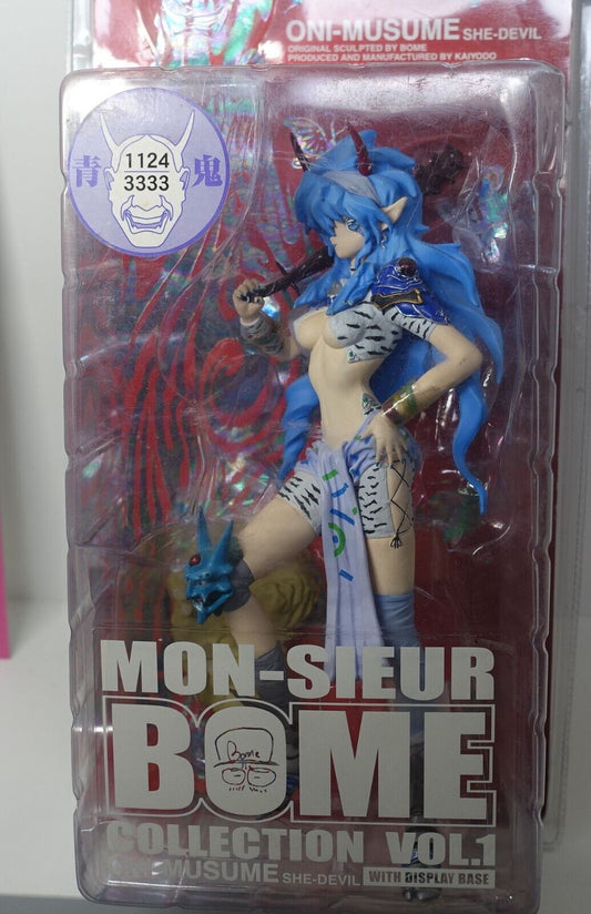 Kaiyodo Mon-Sieur Bome Collection Vol.1 ONI-MUSUME SHE-DEVIL BLUE 