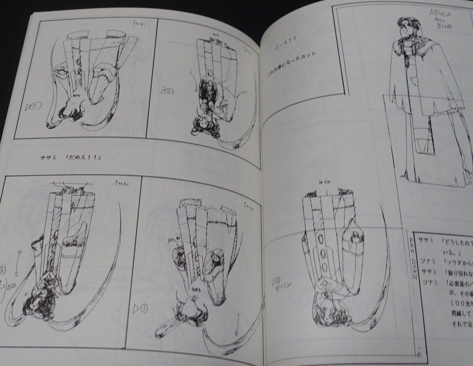 Takuji Yoshimoto Tenchi Muyo & Dirty Pair Flash Key Frame Art Book ABARTH 