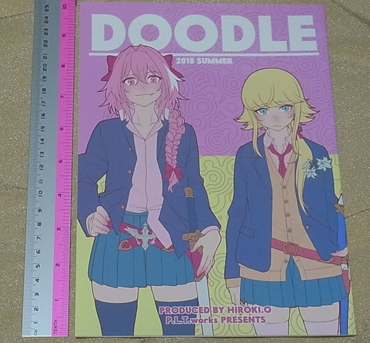 Hiroki Orihara Fate FGO ASTOLFO & D'EON Fan Doujinshi DOODLE 
