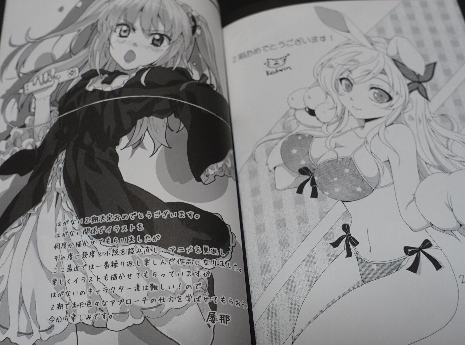 Haganai Animation Staff Unofficial Illustration Art Doujinshi vol.1 