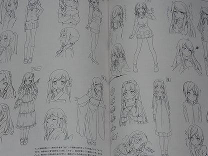 Kantoku Rough Illustration Art Collection Book SKETCH WORKS 124 page 