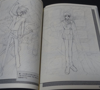 NOBUTERU YUKI Rough Drawings ANVIL2 Record of the Lodoss War etc 