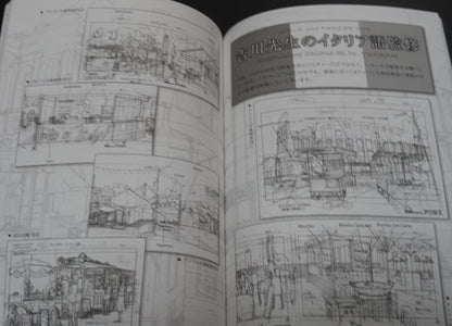 Girls und Panzer Animation Staff Illustration & Setting Art Book 3 set B 
