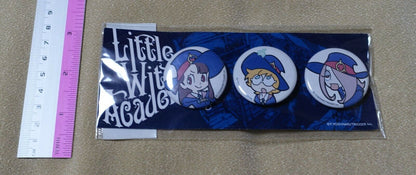 Little Witch Academia Steel Badge Akko Sucy Lotte 
