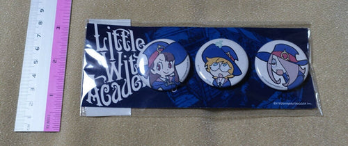 Little Witch Academia Steel Badge Akko Sucy Lotte 