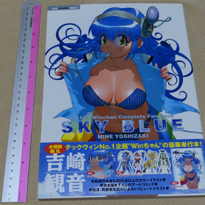 MINE YOSHIZAKI OS Idol Winchan Complete Fan Book SKY BLUE 