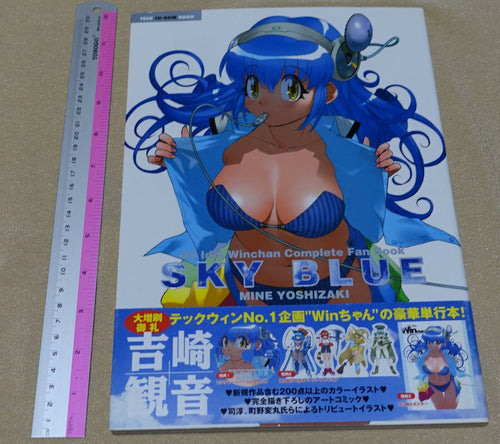 MINE YOSHIZAKI OS Idol Winchan Complete Fan Book SKY BLUE 