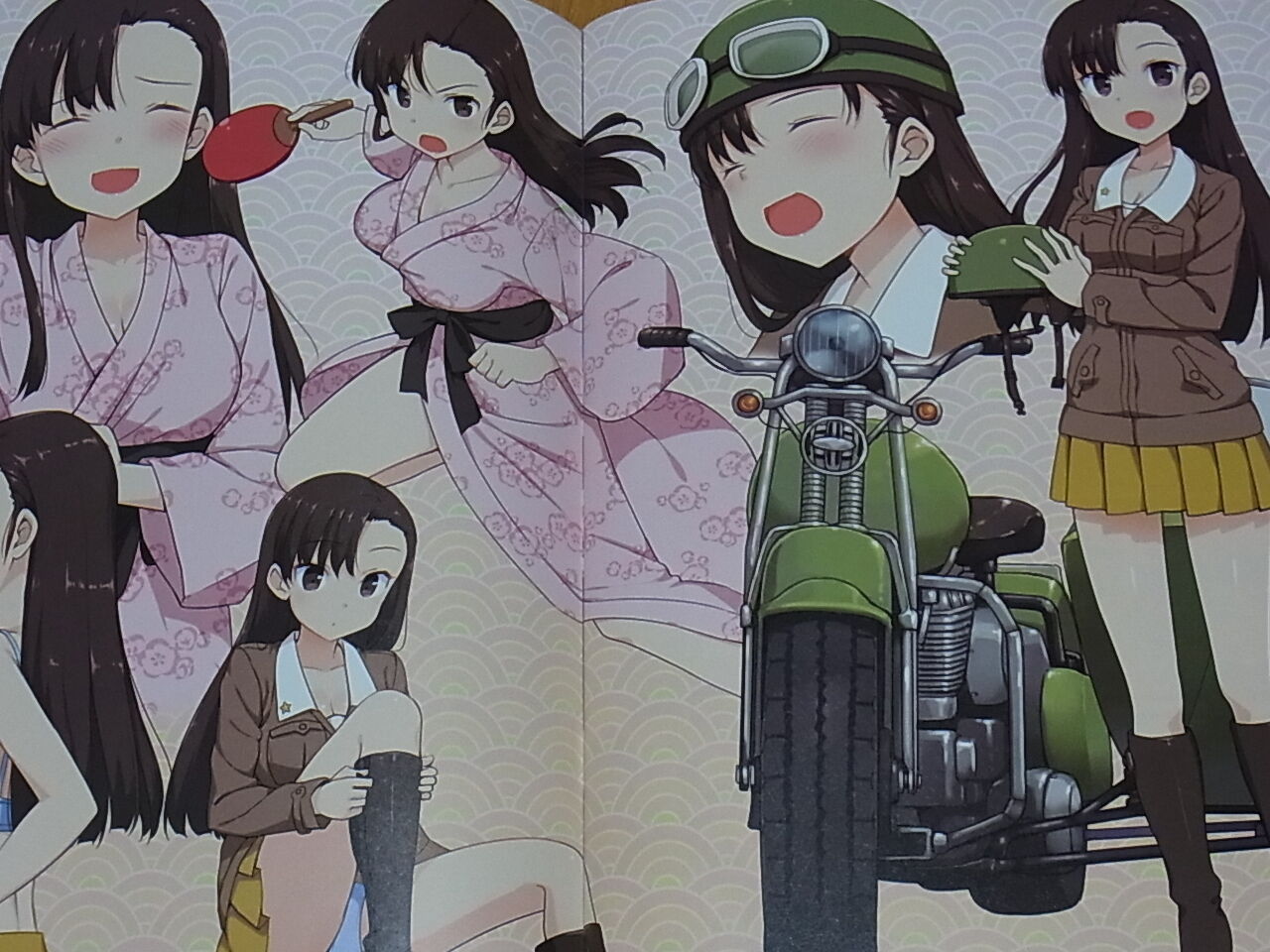 GIRLS und PANZER der Film Color Fan Art Book STANDING BY in OARAI 