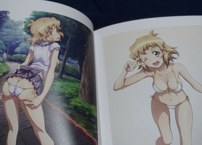 Hanagara Shirt Symphogear Color Fan Art Book BIKINI X OUTSIDE & OUTSIDE G Set 
