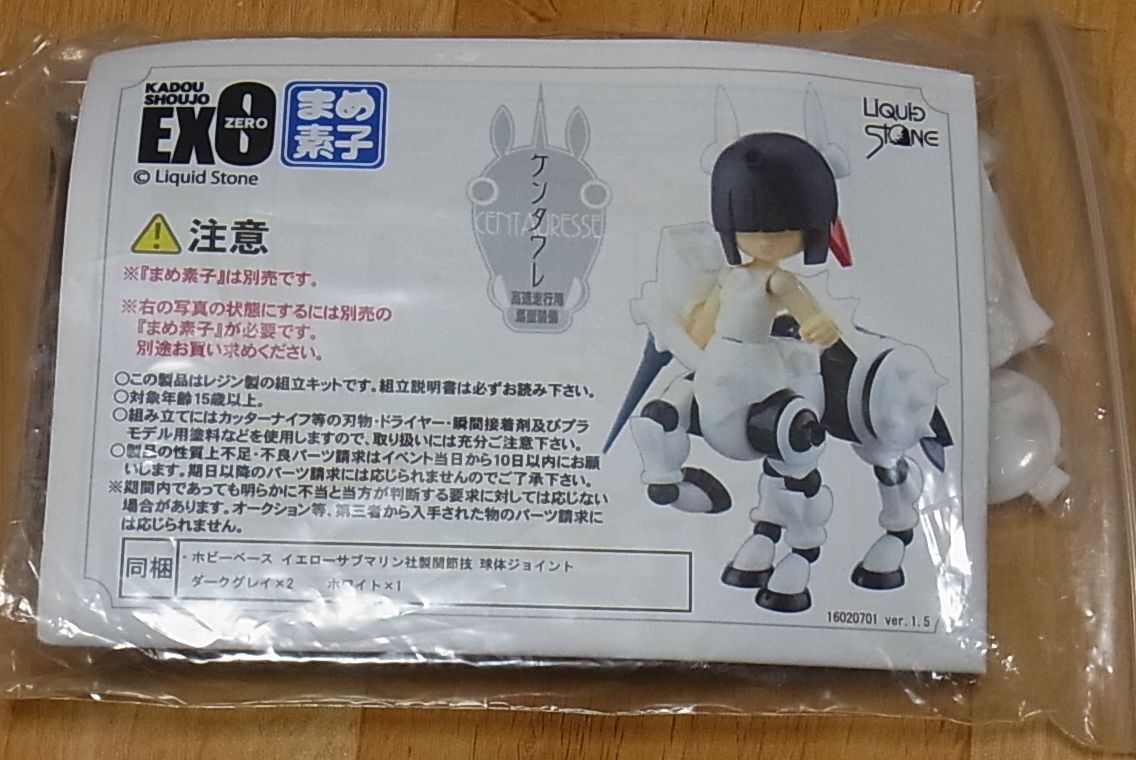 LIQUID STONE Figure Kit Mame Motoko Kentauresse Parts Set Grage Kit Very Rare 