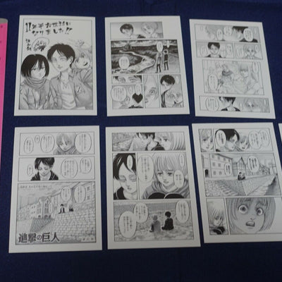 Attack on Titan The Last Episode 139 Image Complete Post Card Hajime Isayama 