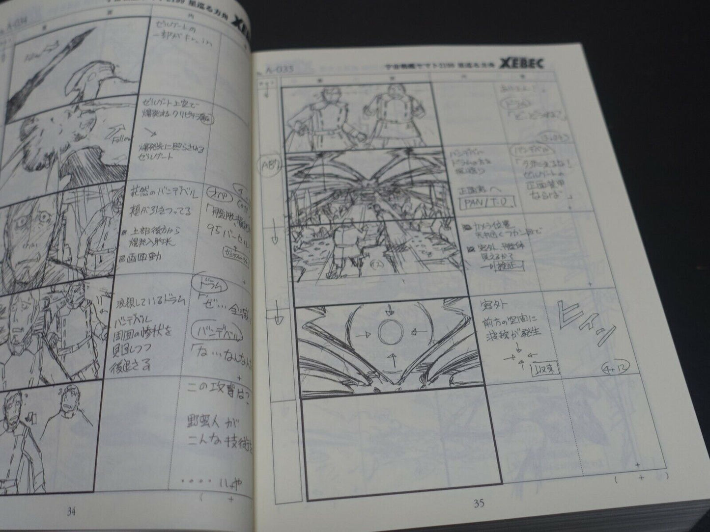 Yamato 2199 Odyssey of the Celestial Ark Story Board Art Book 772 page 