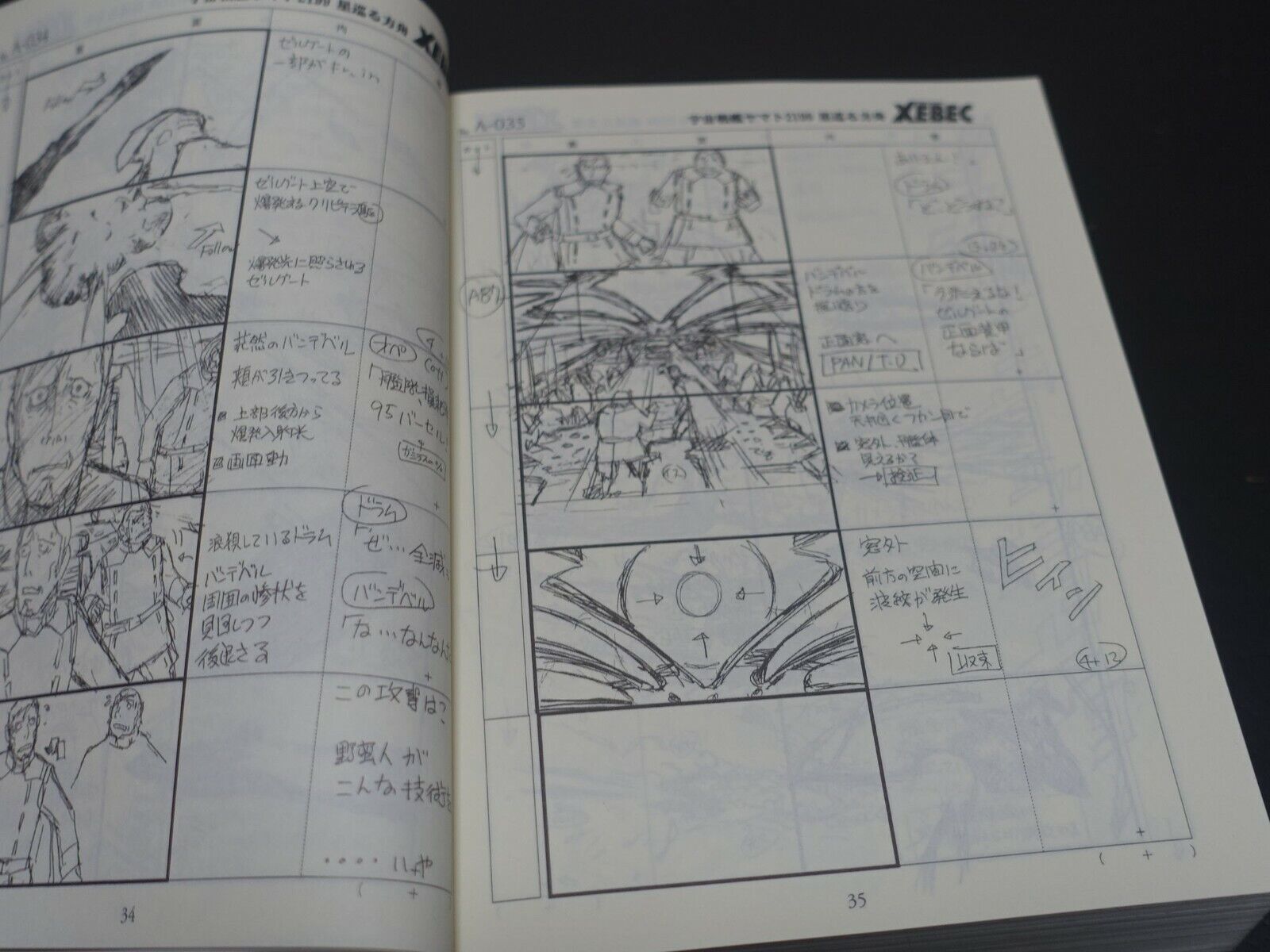 Yamato 2199 Odyssey of the Celestial Ark Story Board Art Book 772 page 