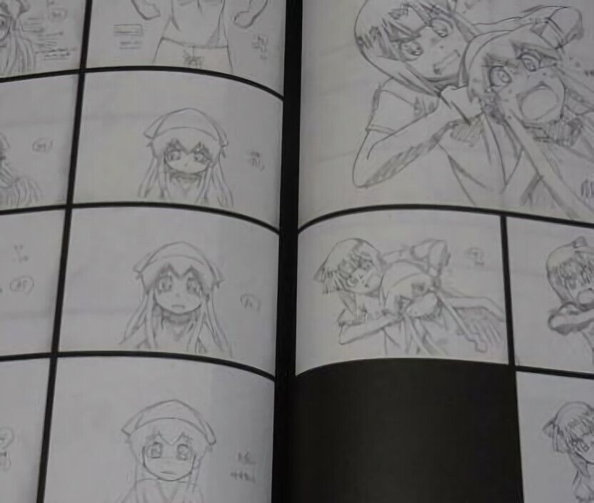 Shinryaku! Ika Musume Squid Girl Animation Director's Key Frame Art Book 4 Set 