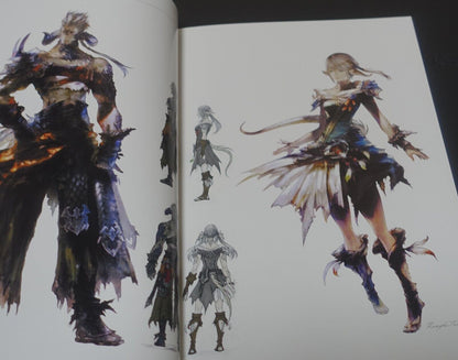 Final Fantasy 14 The Art of Eorzea HEAVENSWARD & STROMBLOOD Art Book Set 