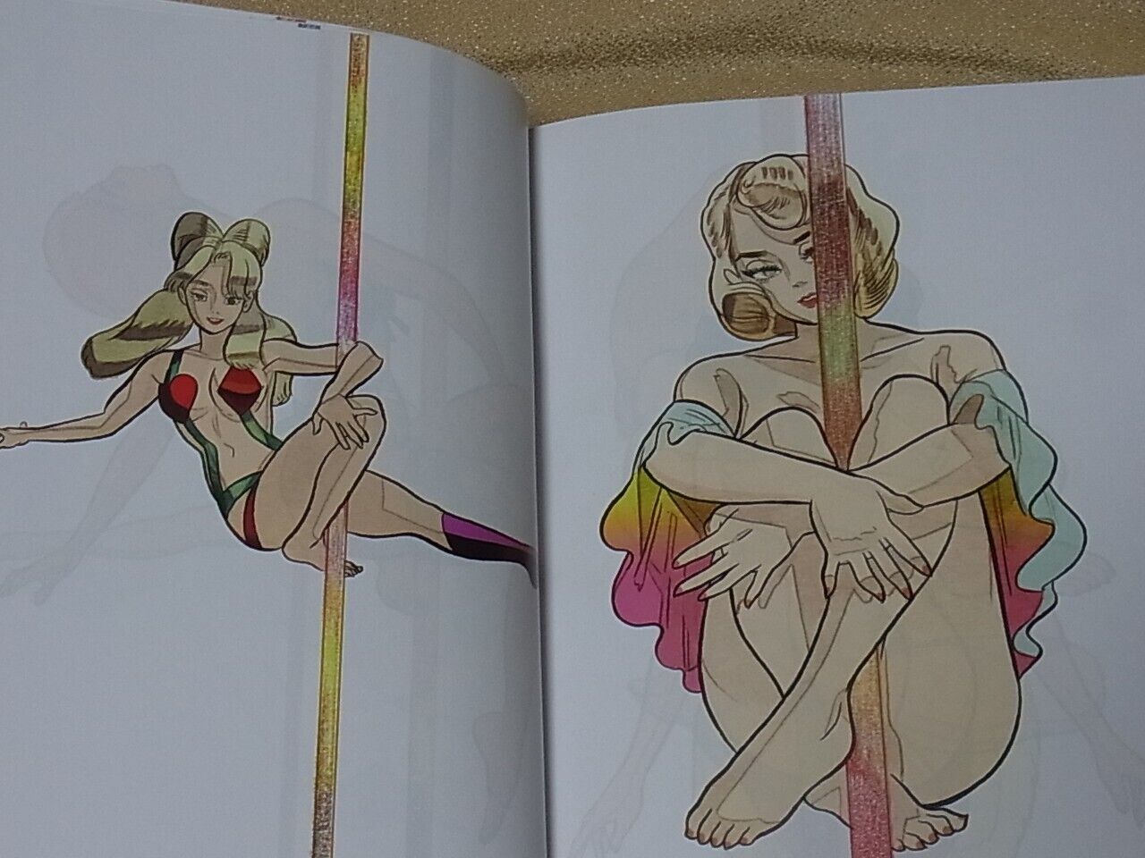 Little Thunder The Pole Dancing Moves Encyclopedia Art Book THE BLISTER EXISTS 
