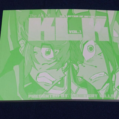 THE ART OF KLK Vol.1 Kill la Kill Design Art Book Hiroyuki Imaishi Autograph 