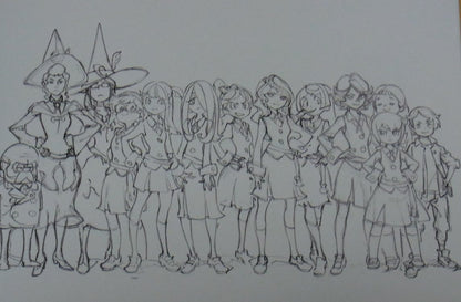 TRIGGER Little Witch Academia Design Sketch Book 