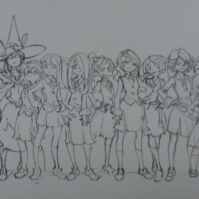 TRIGGER Little Witch Academia Design Sketch Book 