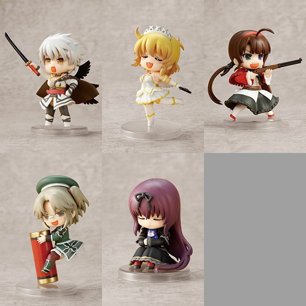Senran Kagura2 ESTIVAL VERSUS Mini figure 5SET Hebijyo Gakuen 