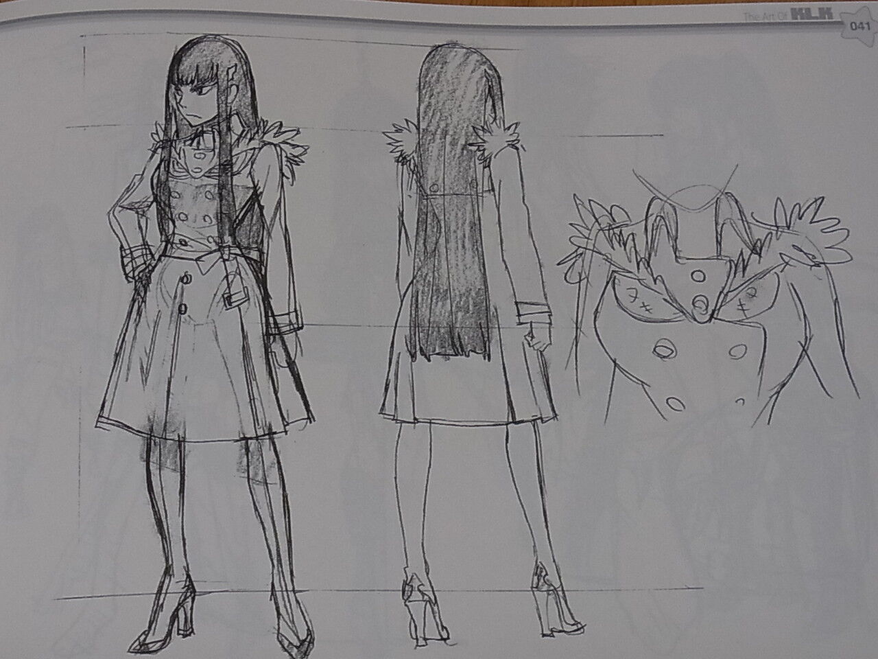 THE ART OF KLK Vol.1-3 Complete Set Kill la Kill Design art Book 148page 