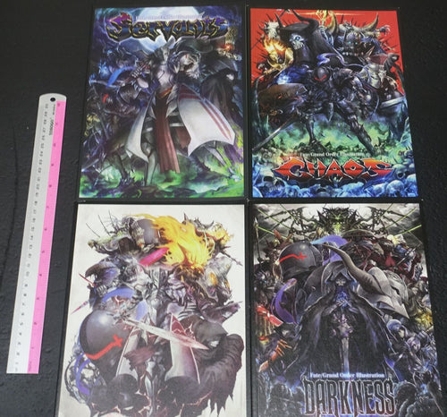 Metajan K-SUWABE Fate Grand Order FGO Official Illustrator's Fan Art Book 4 Set 