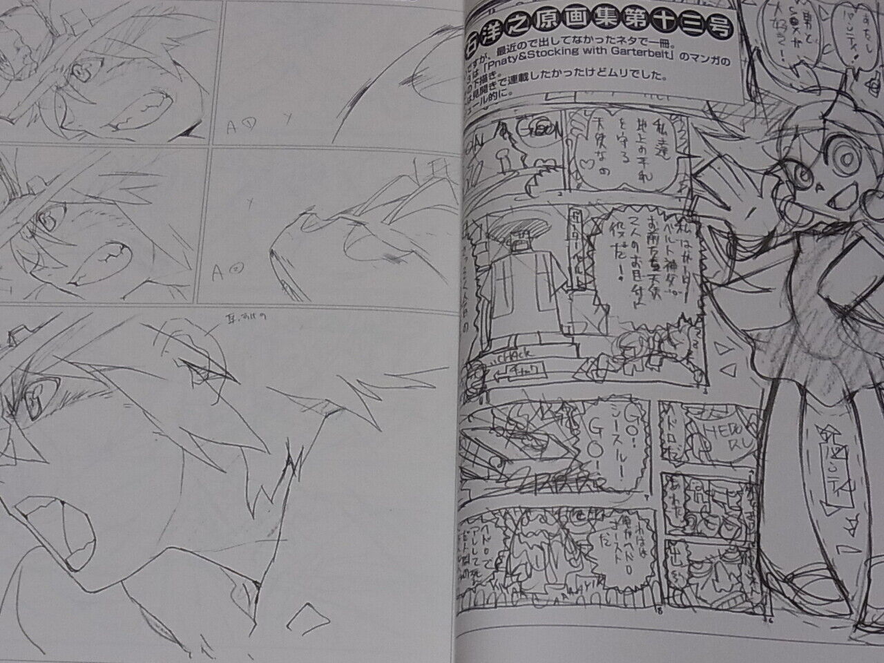 Hiroyuki Imaishi Anime Material Art Collection 13 