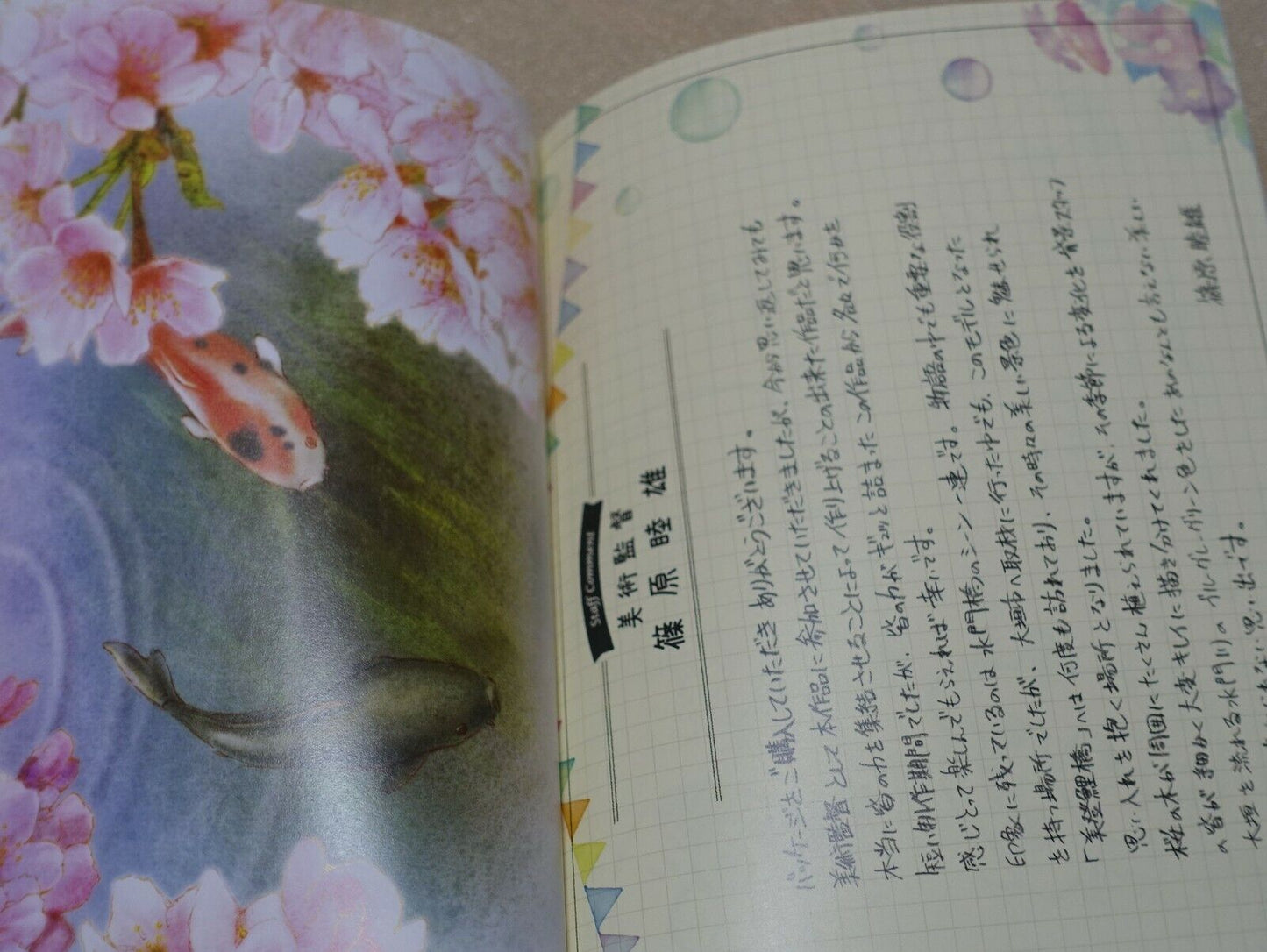 Kyoto Animation Movie A Silent Voice The Shape of Voice Staff Illustration Book 