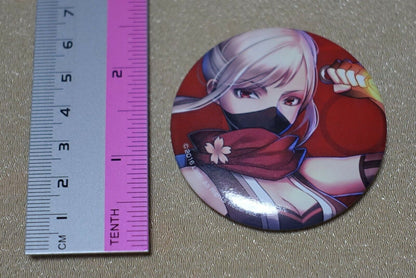 Taimanin Asagi Series Steel Badge 