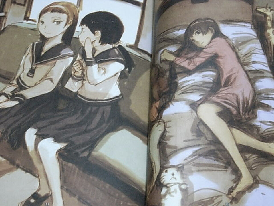 Yoshitoshi Abe Illustration Art Book color monochrome 
