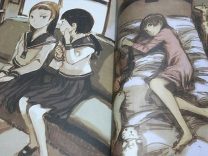 Yoshitoshi Abe Illustration Art Book color monochrome 