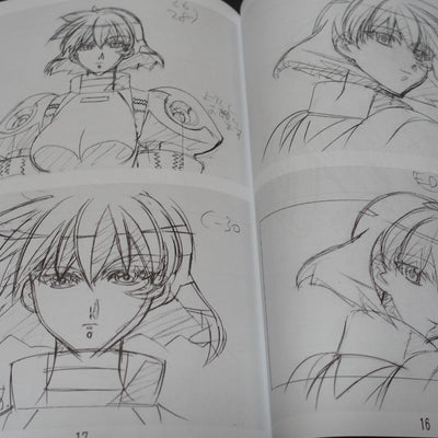 Kazuya Kuroda Character Designer's Key Frame Art Book Vandread Shimahokke5 