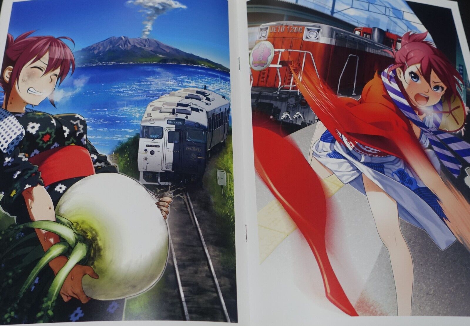 Hakatanmon Railwars! Color Fan Art Book Hakatanmon Rail Wars 