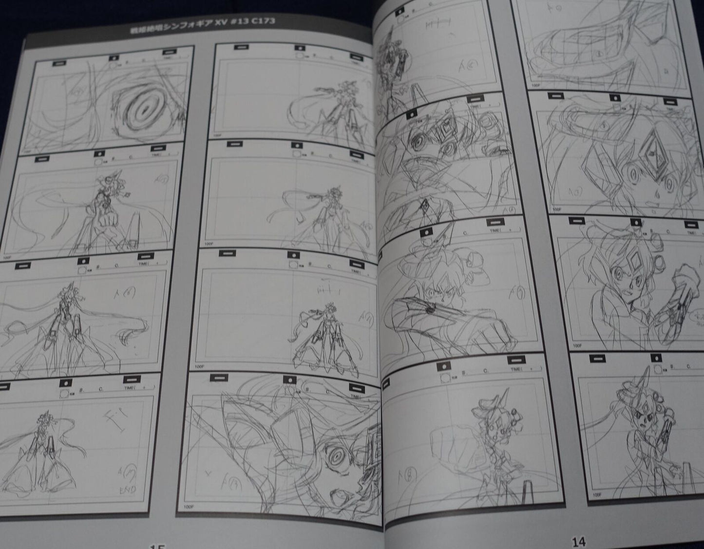 Fumiaki Kouta Animation Symphogear Key Frame Art Work Book High Light 21 