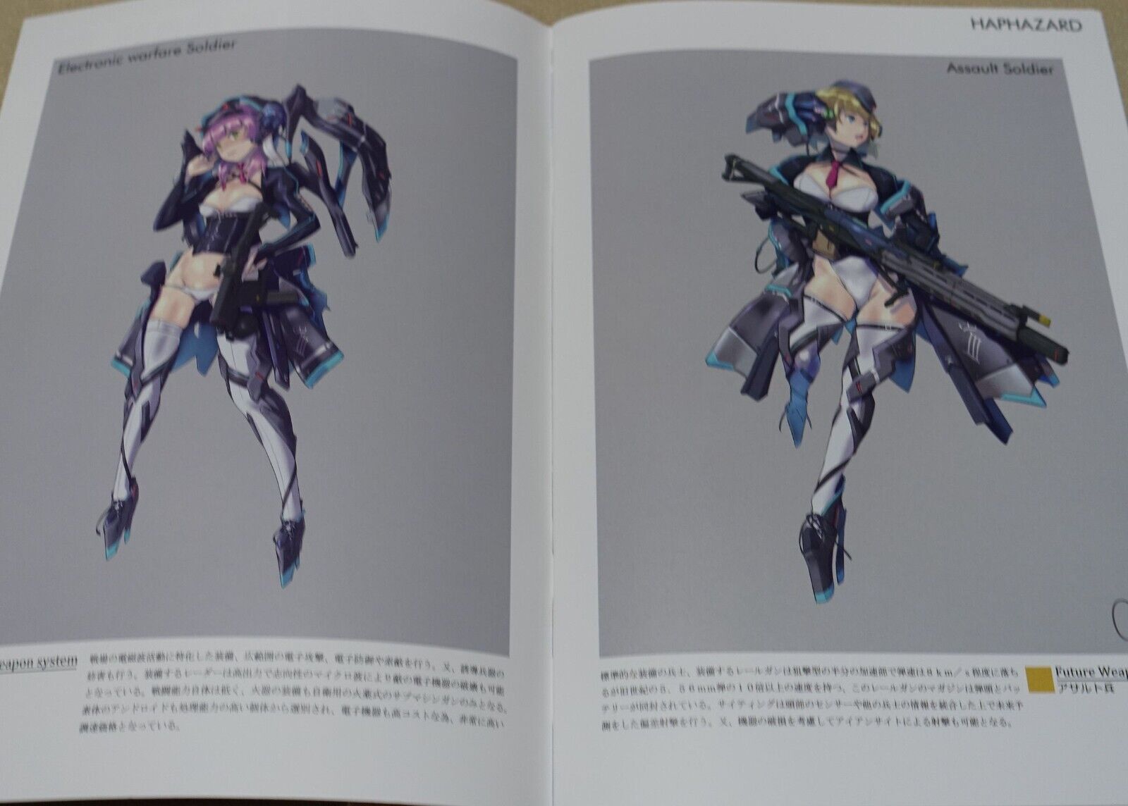 Nenchi Original Mechanic & Girls Color Art Book HAPHAZARD 