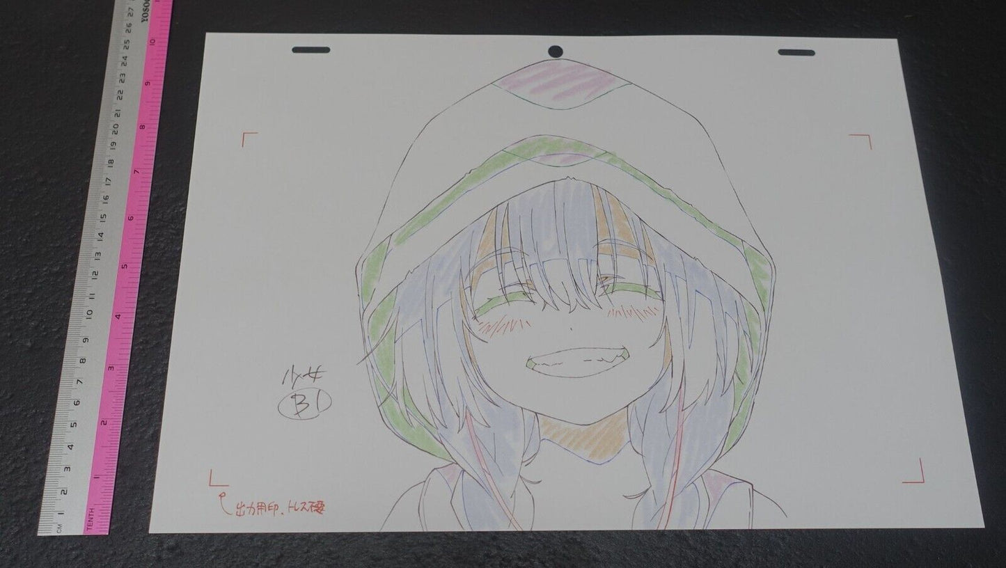 SSSS.GRIDMAN Reproduction Key Frame Art Sheet Anosillus the 2nd 