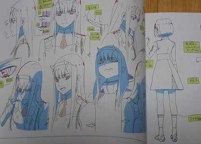 Darling in the Franxx Setting Art Book 68 page 
