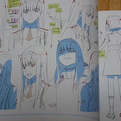 Darling in the Franxx Setting Art Book 68 page 